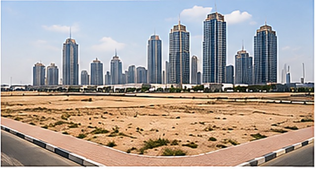 Serviced commercial and industrial land in the UAE