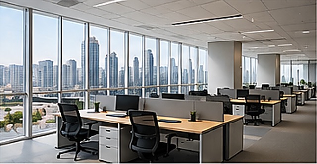 Modern office space for business occupation